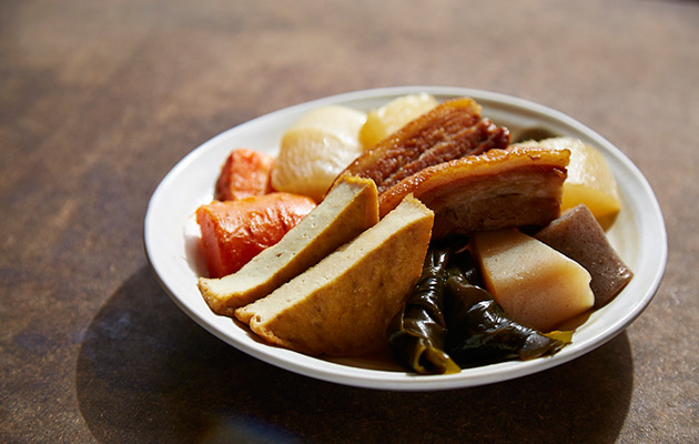 あつあげの煮物－宮古島の祝料理